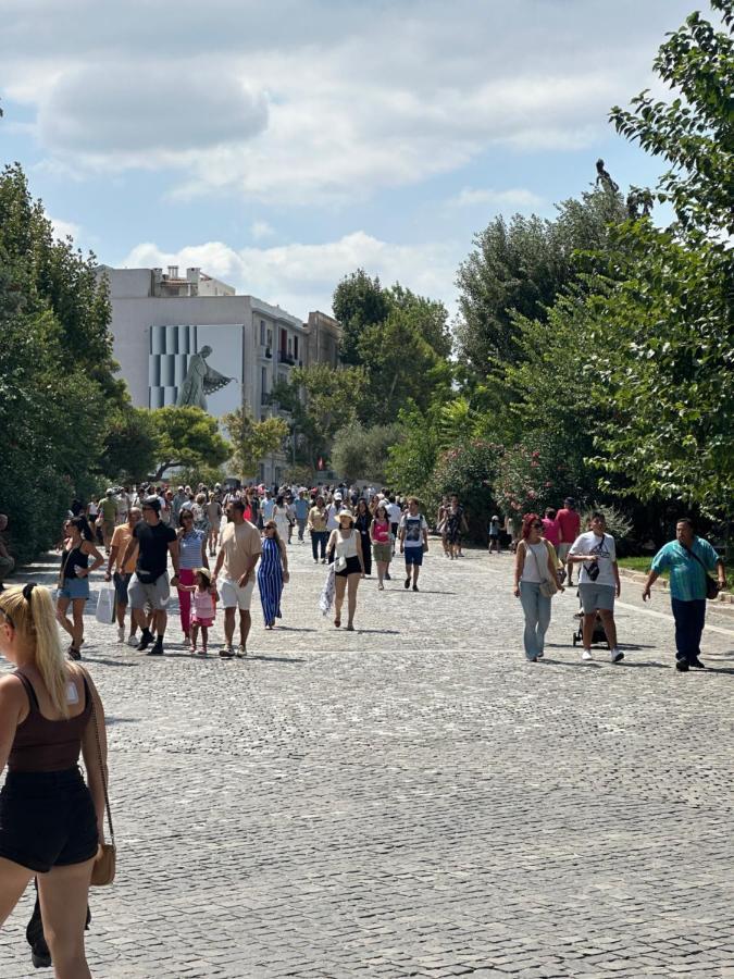 Modern Apartment 200M From Acropolis 100Mbps Netflix Athena Bagian luar foto