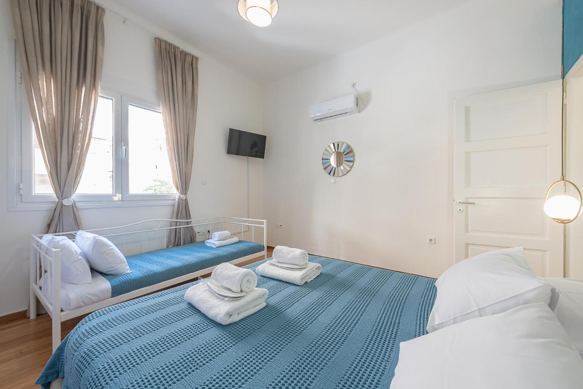 Modern Apartment 200M From Acropolis 100Mbps Netflix Athena Bagian luar foto
