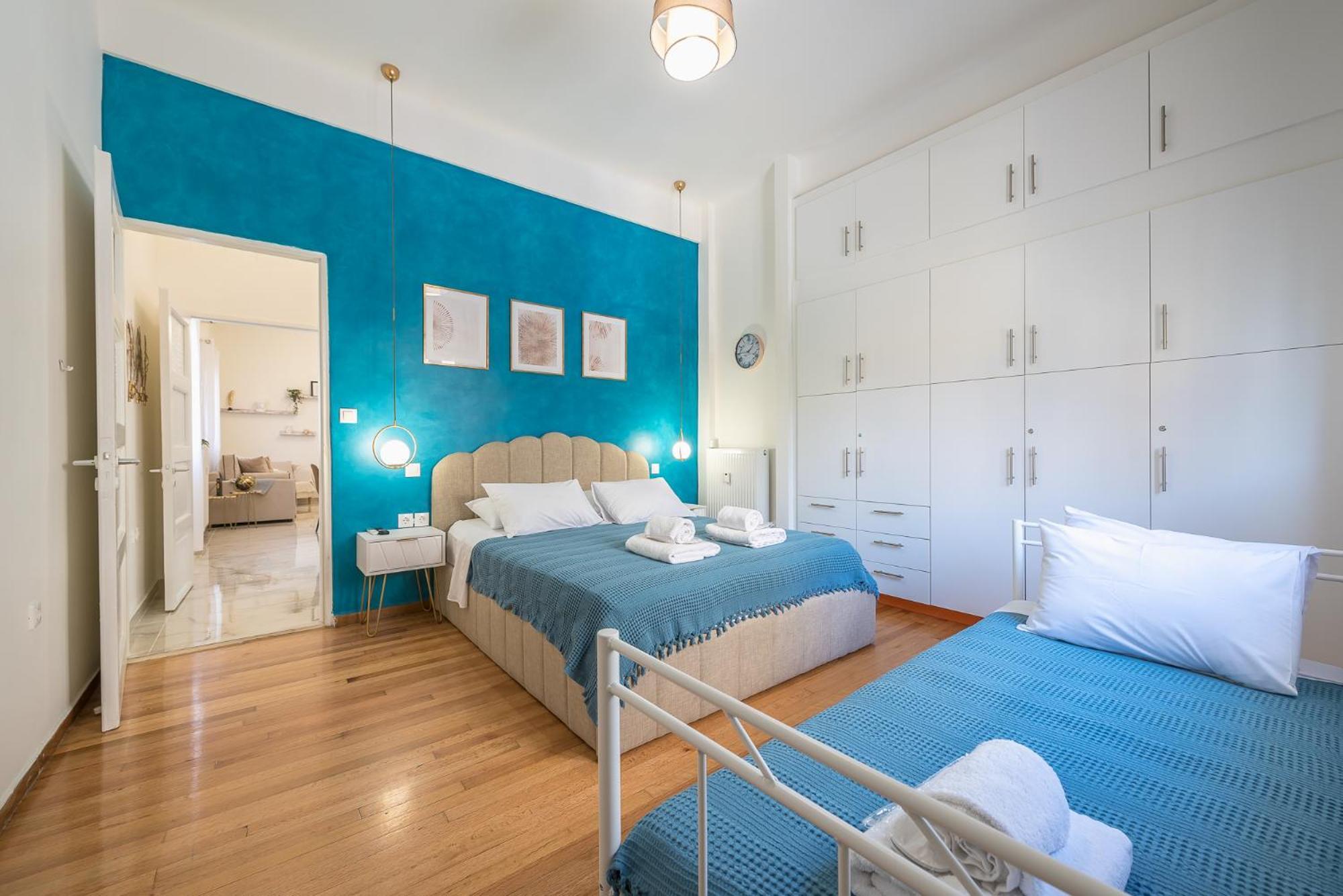 Modern Apartment 200M From Acropolis 100Mbps Netflix Athena Bagian luar foto