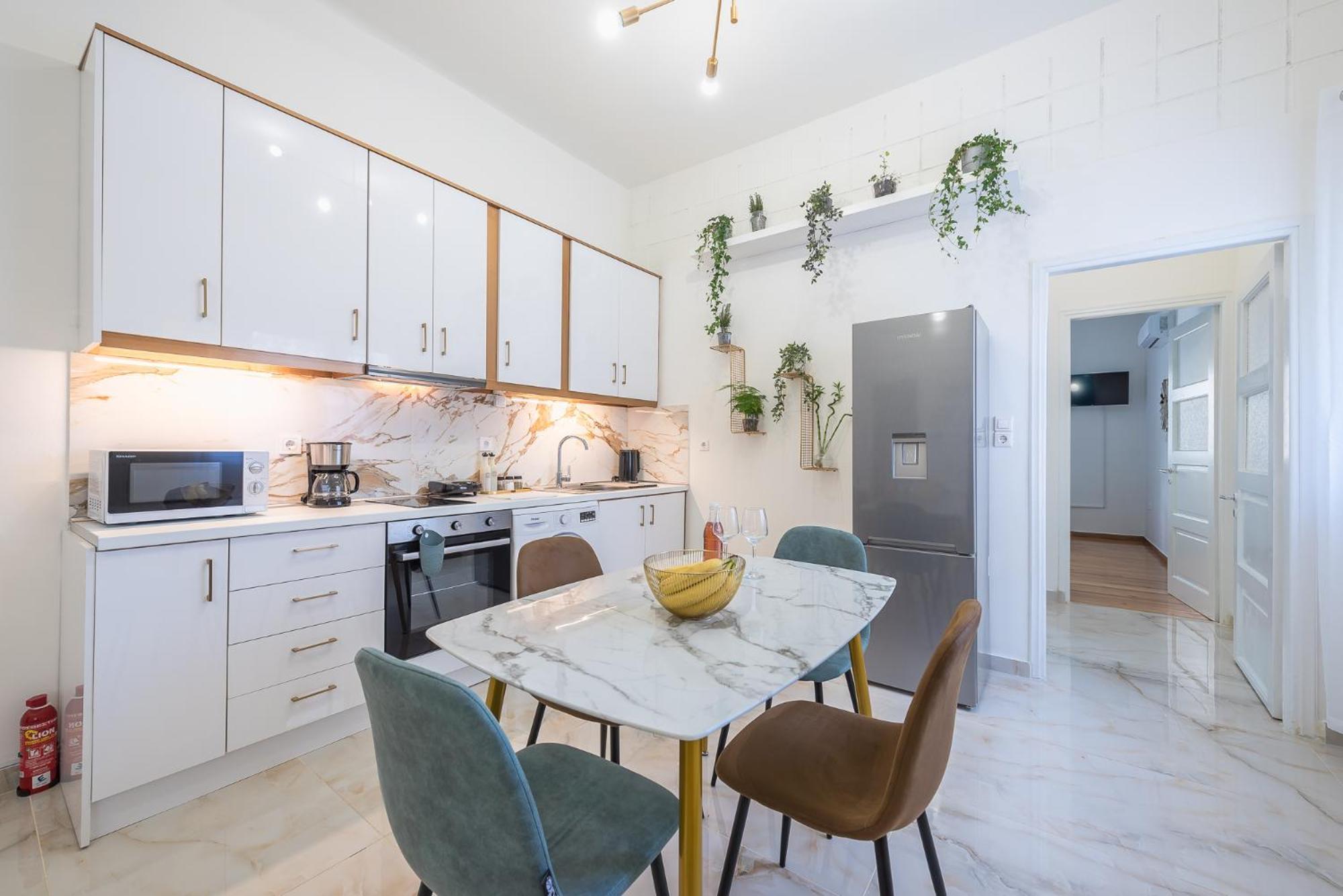 Modern Apartment 200M From Acropolis 100Mbps Netflix Athena Bagian luar foto