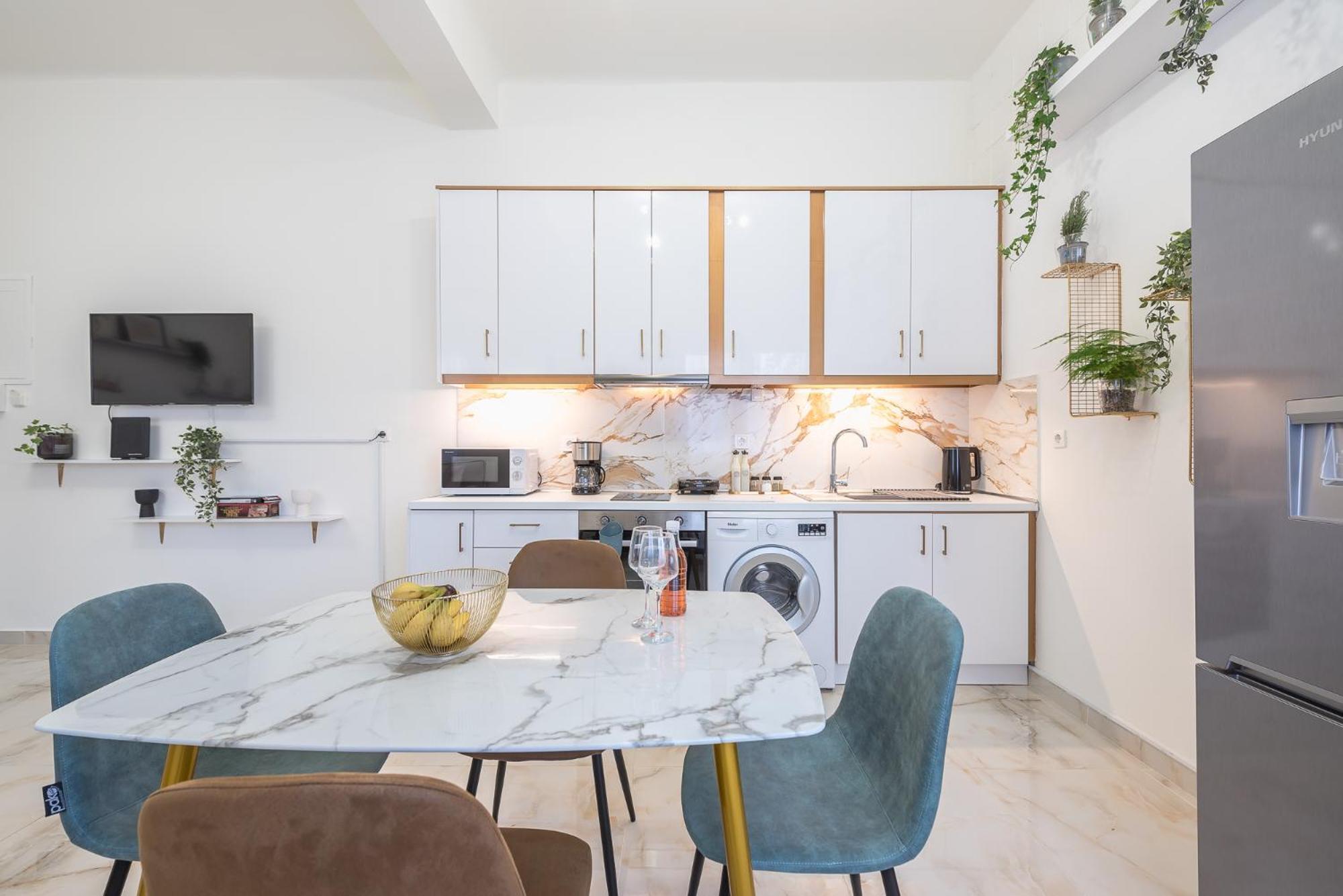 Modern Apartment 200M From Acropolis 100Mbps Netflix Athena Bagian luar foto