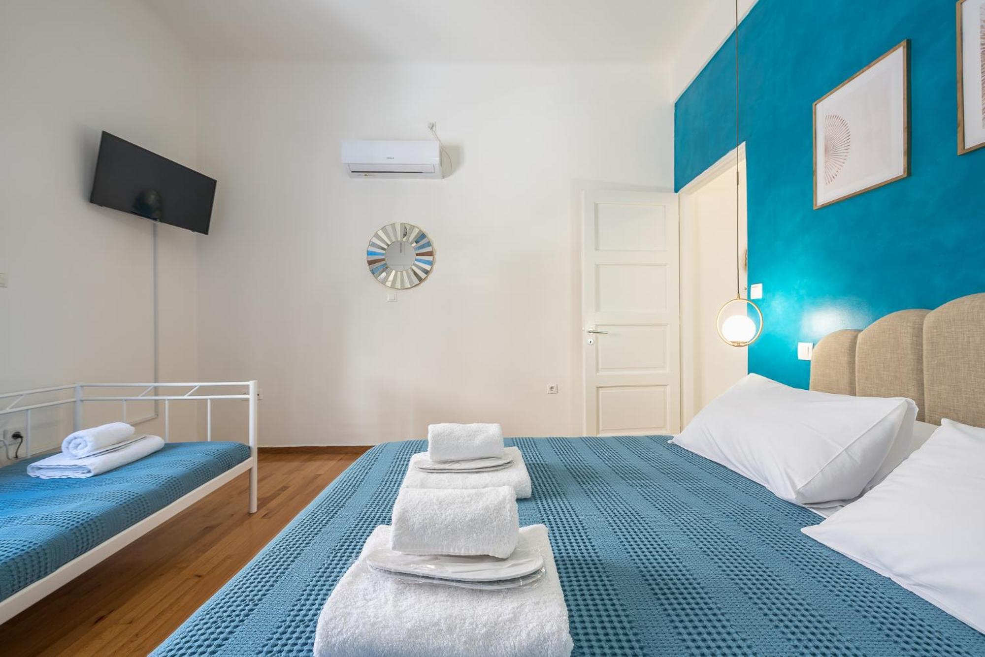 Modern Apartment 200M From Acropolis 100Mbps Netflix Athena Bagian luar foto