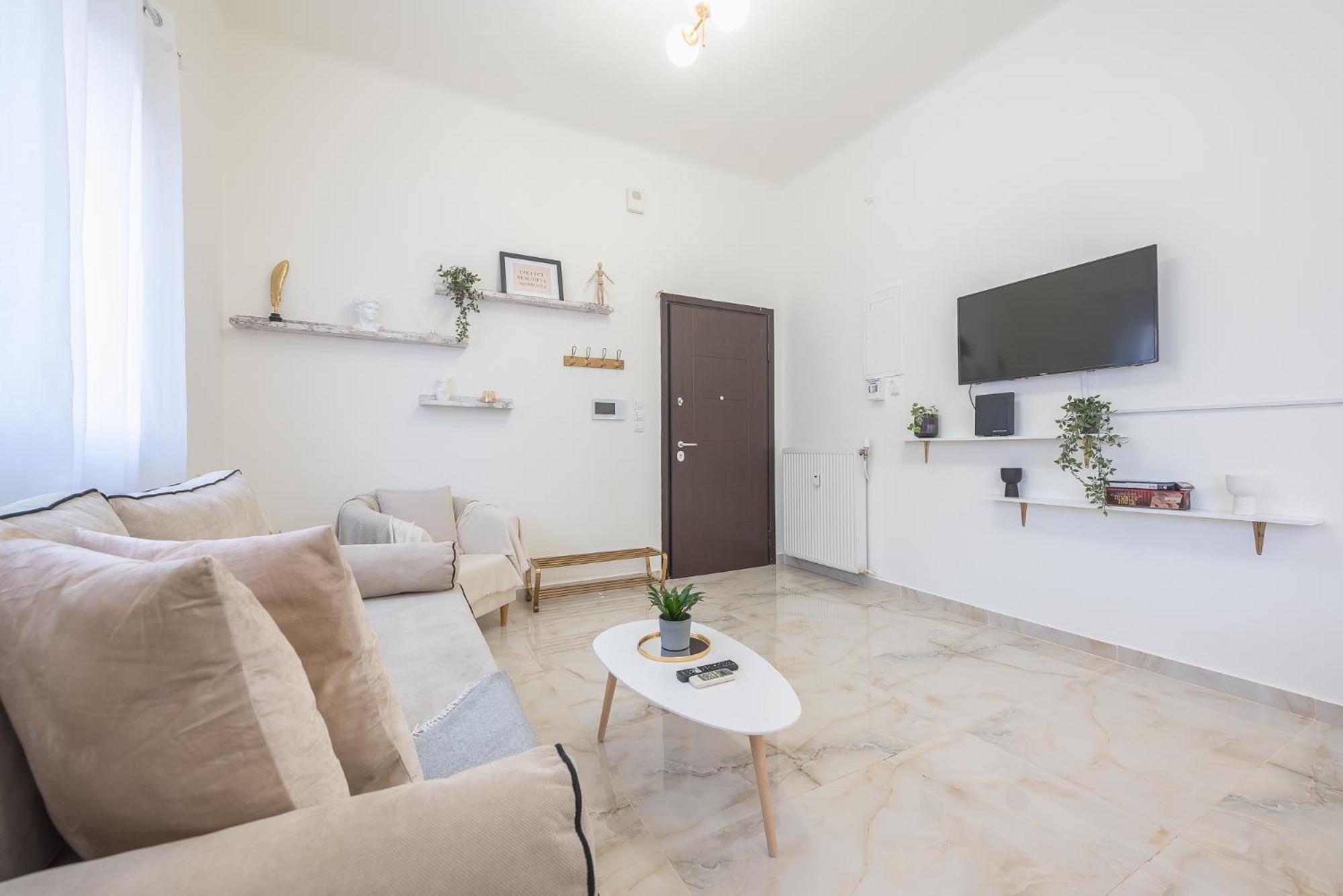 Modern Apartment 200M From Acropolis 100Mbps Netflix Athena Bagian luar foto