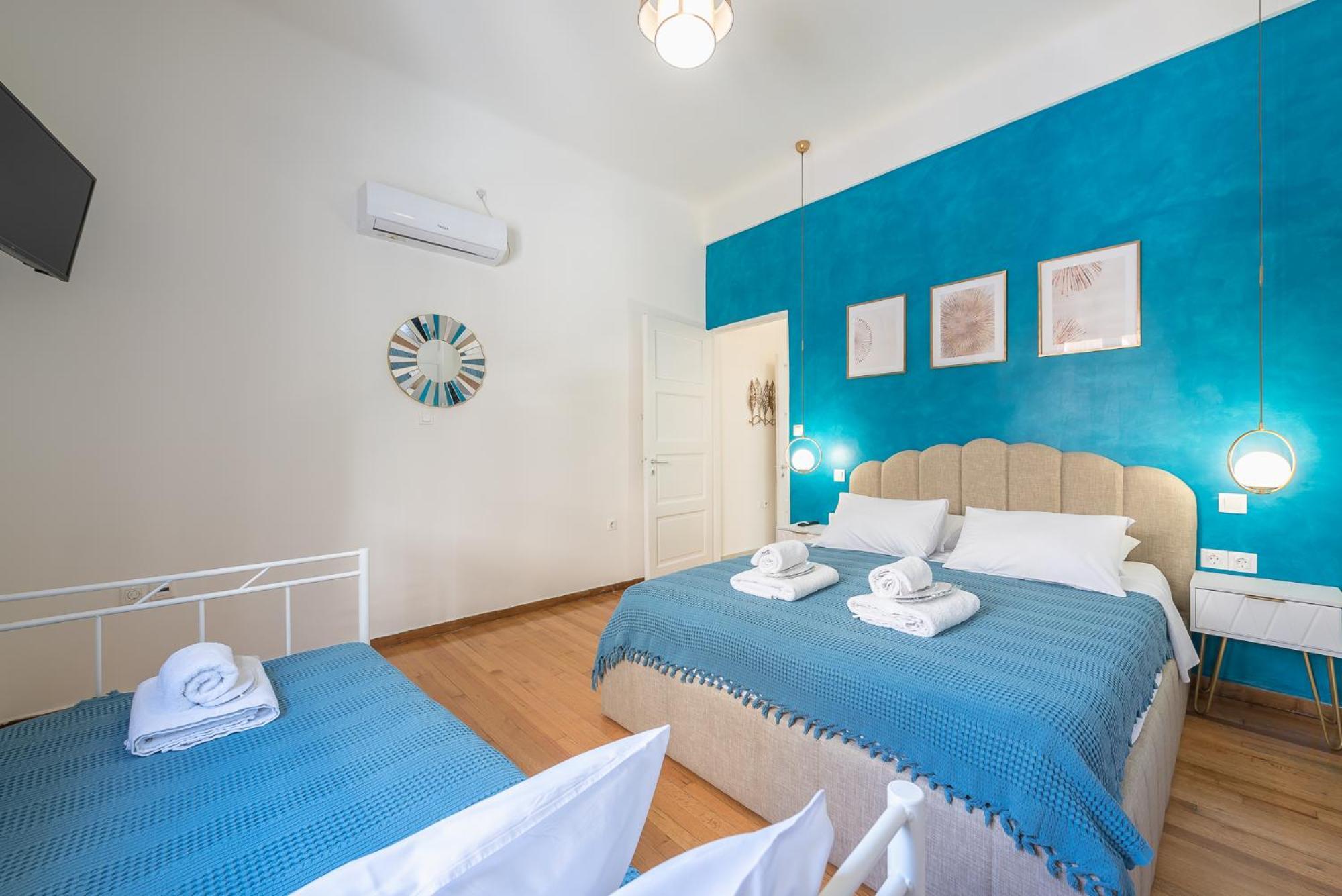 Modern Apartment 200M From Acropolis 100Mbps Netflix Athena Bagian luar foto