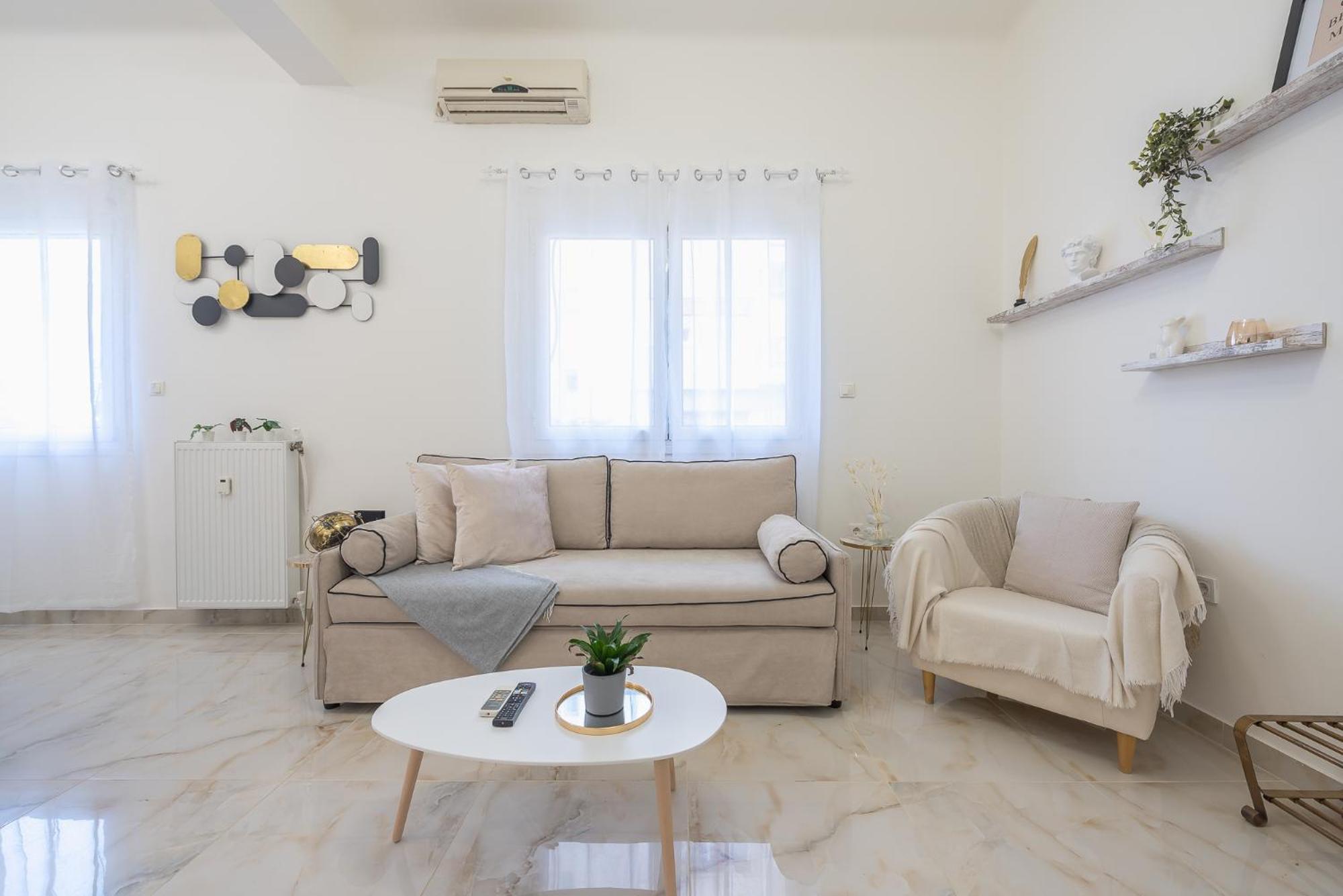 Modern Apartment 200M From Acropolis 100Mbps Netflix Athena Bagian luar foto