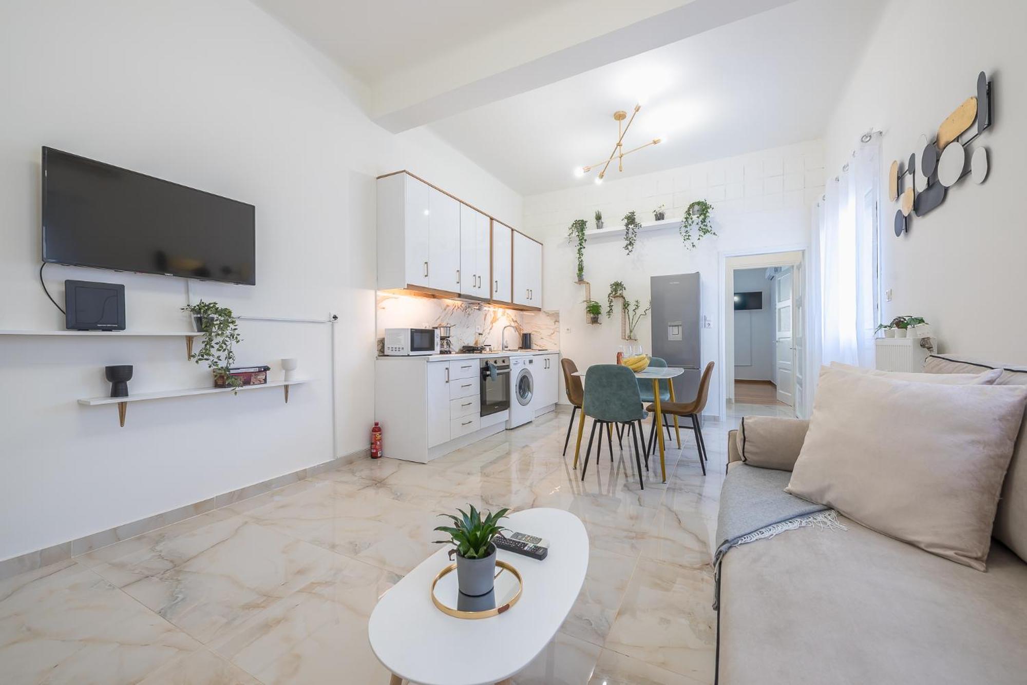 Modern Apartment 200M From Acropolis 100Mbps Netflix Athena Bagian luar foto